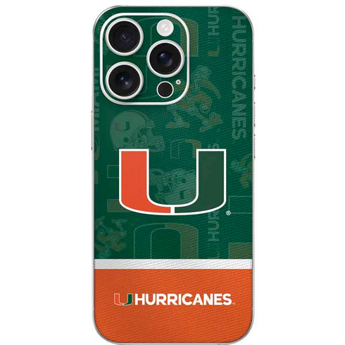University of Miami U Hurricanes iPhone 16 Pro Skin